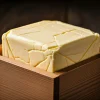 Generous block of large butter, ideal for larger meals and frequent use.